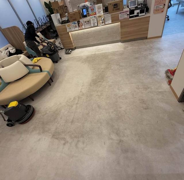 店舗清掃 施工前
